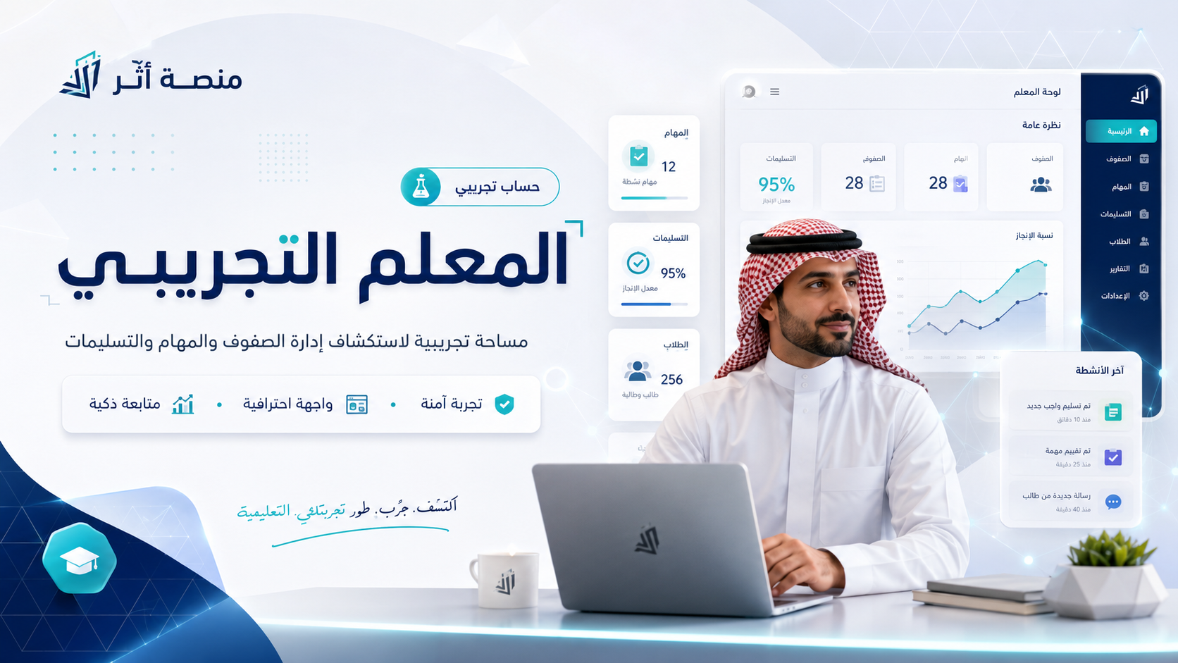 شعار المادة التجريبية
